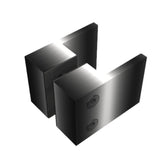 SQUARE SHOWER KNOB HANDLE - BRUSHED GUNMETAL